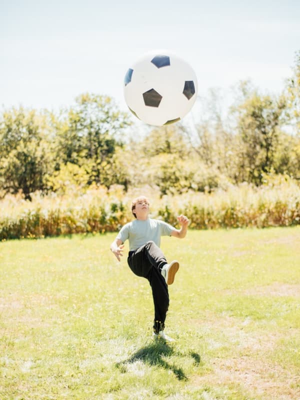 Adventure Sports Ultimate XL Fotboll 76cm - uppblåsbar studsboll