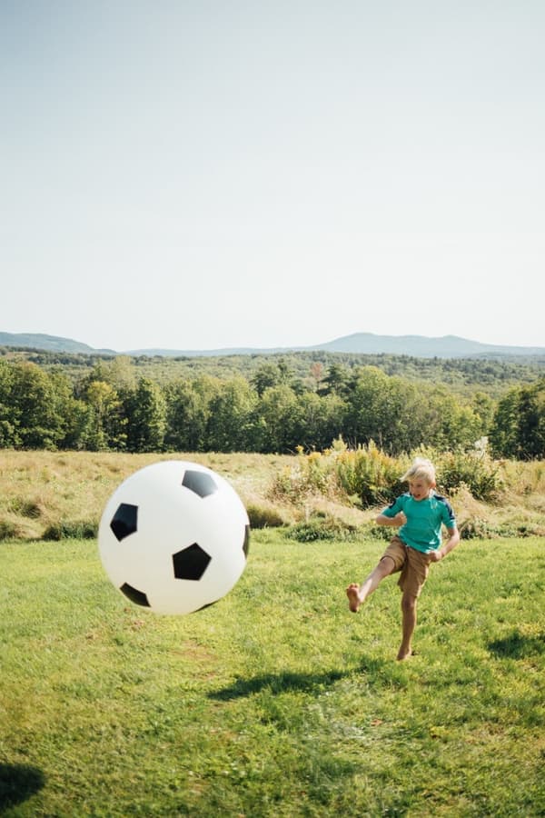 Adventure Sports Ultimate XL Fotboll 76cm - uppblåsbar studsboll