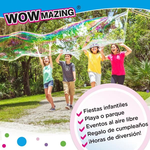 Såpbubbelspel WOWmazing 41 cm (24 antal)