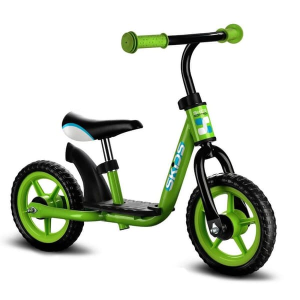 Barncykel Skids Control Grön Stål Fotpall