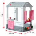Miniatyrbild 6 av 6: Lekhus Step 2 Courtyard Cottage 118 x 100 x 83 cm