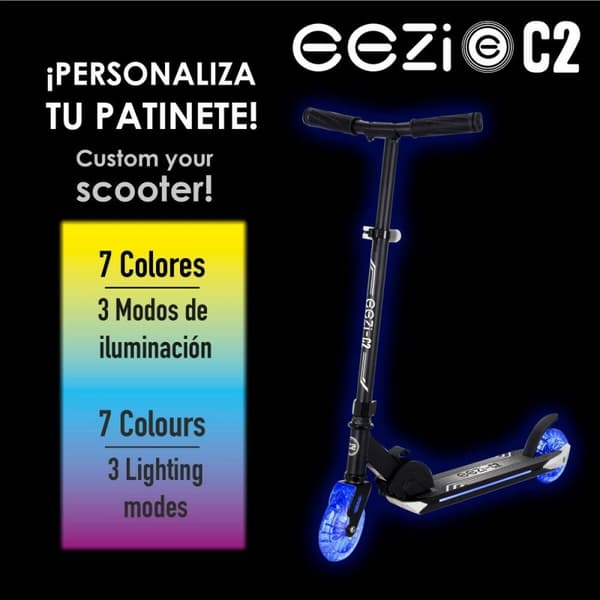 Sparkcykel Eezi Svart 2 antal