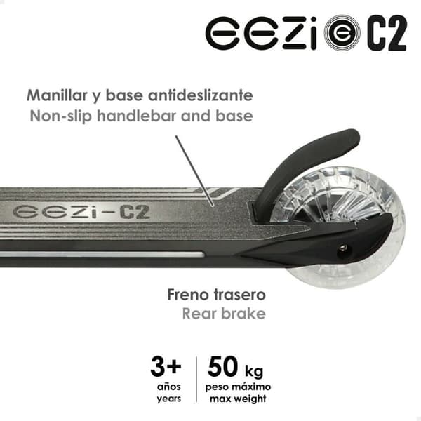 Sparkcykel Eezi Svart 2 antal