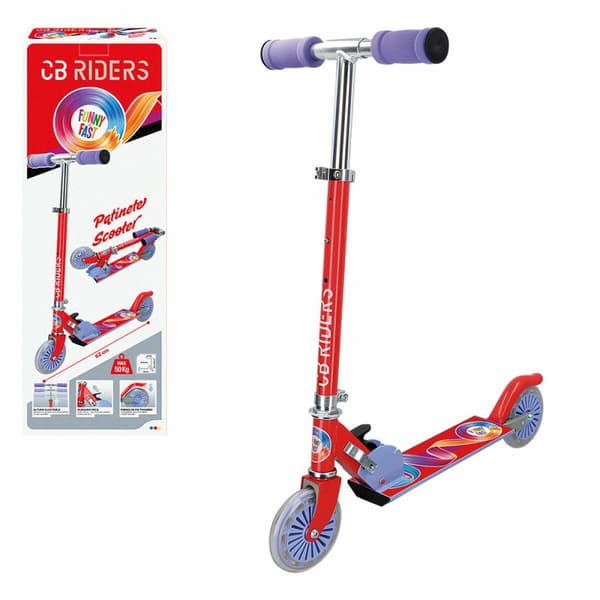 Sparkcykel Colorbaby Röd 6 antal