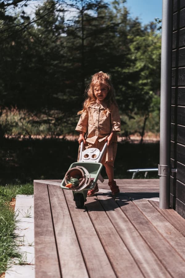 Dantoy Green Garden Skottkärra set. Längd: 66 cm