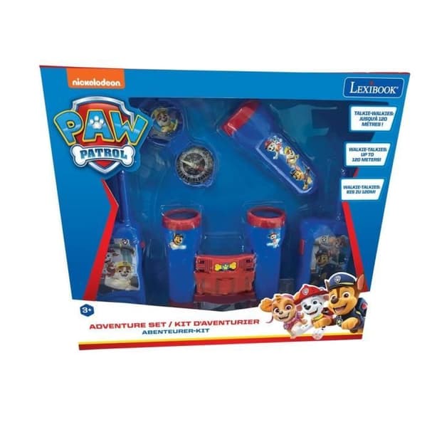 Paw Patrol Äventyrspaket - Walkie-Talkies, Kikare, Ficklampa och Kompass