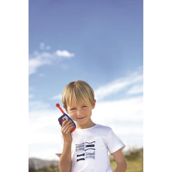 SPIDER-MAN Walkie-talkies - 2 km räckvidd - Volymkontroll - Lysande morsekodsfunktion