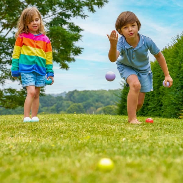 Petanque i trä Trädgårdsspel