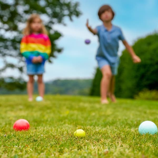 Petanque i trä Trädgårdsspel