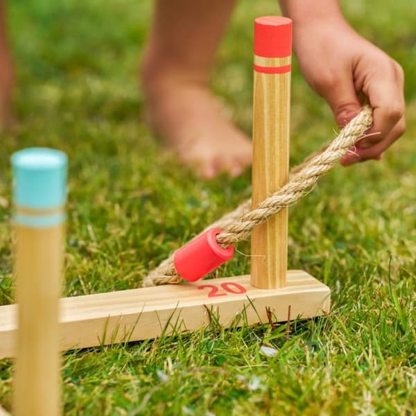 Ringkast-spel i Trä Trädgårdsspel