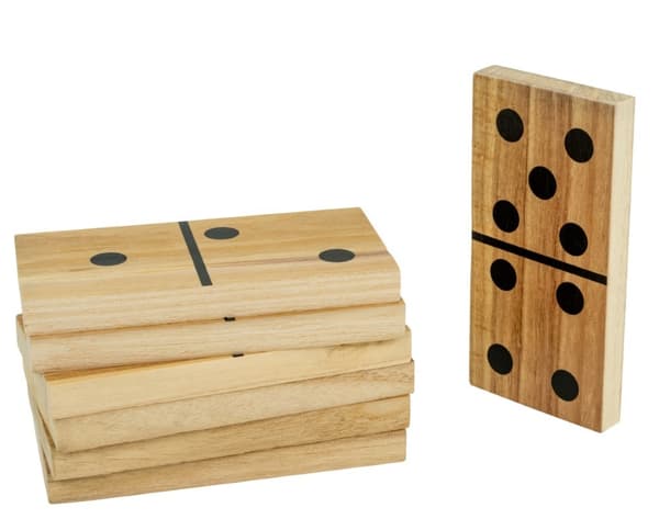 Kämpa Domino XL Trädgårdsspel i trä