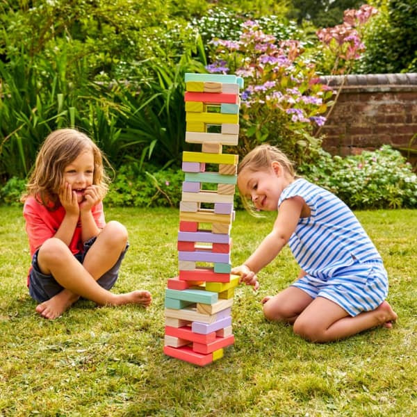 Kämpa Jenga i trä