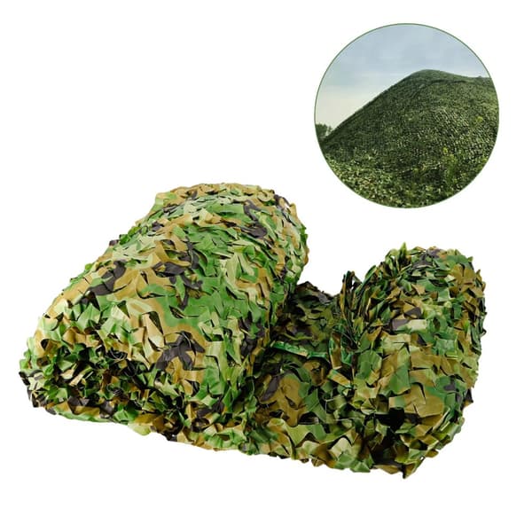 Camouflage Net, Størrelse 600x400x0,5 cm, Stærk Camouflage,600x400x0,5 cm