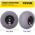Miniatyrbillede 2 af 2: Strandballonhjul, Belastningsevne 55 kg, Materiale TPU,13 tommer