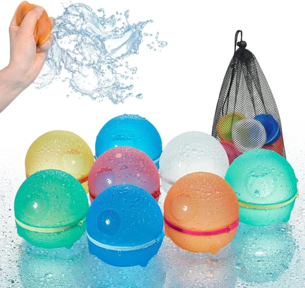 16 st. Magnetisk vattenboll, vattna fyllbar silikon vattenboll leksak