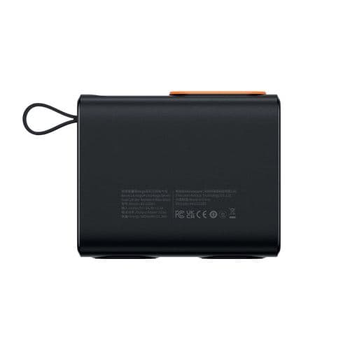 COMPRESOR AUTO Baseus Mega EnergyPump, baterie 6000mAh/22.2Wh, display LED, presiune maxima 3.5 bar, negru (timbru verde 0.80 lei) "CRCQ000001"  - 693