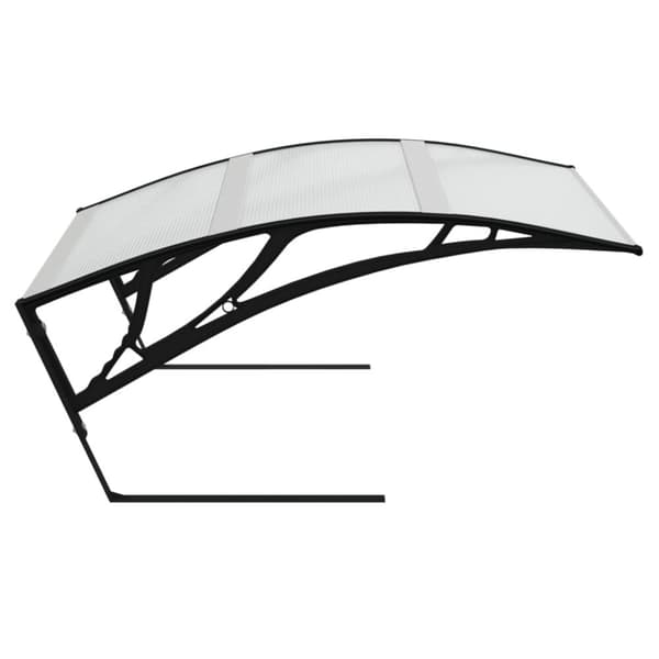 vidaXL Tak til robotgressklipper svart 80x101x46 cm