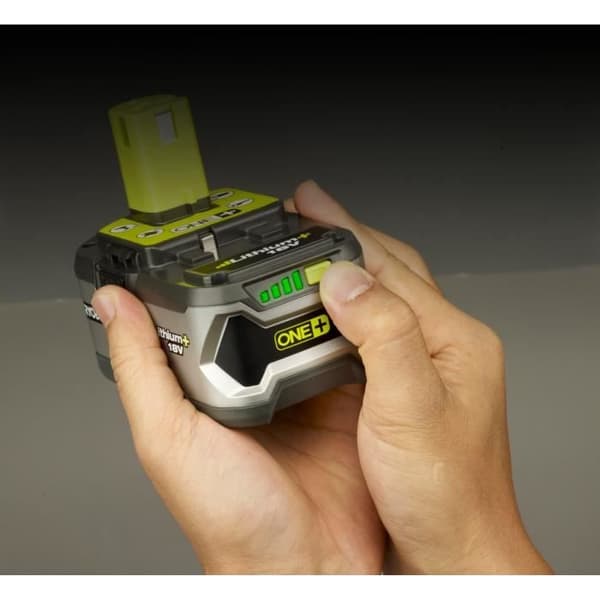 RYOBI 18V OnePlus 4,0Ah LithiumPlus batteripaket och 2,0Ah litiumjonsnabbladdare RC18120-140