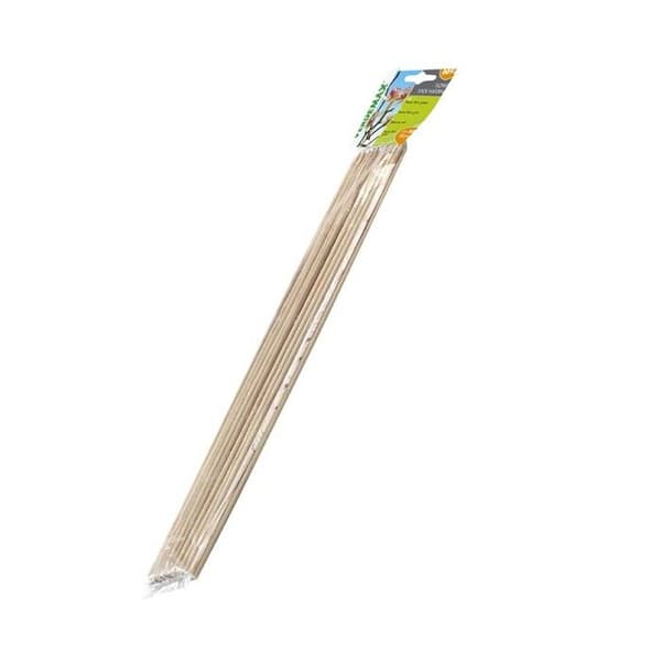 Naturlig bambupåle - VERDEMAX - Flower Stick 40cm - Förpackning om 20 - Brun