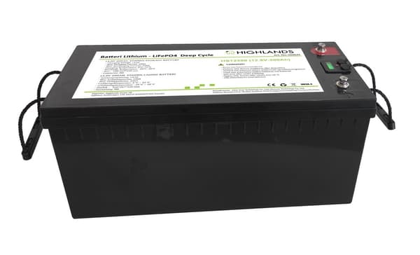 Premium Litiumbatteri 12 V, 200 Ah