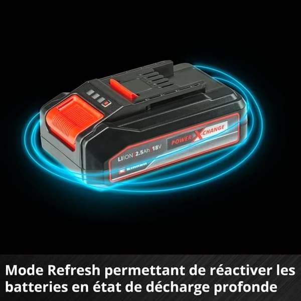 Power X Change Starter Kit - EINHELL - 18V 2,5 Ah - Li-ion batteri - Nätladdare - ABS