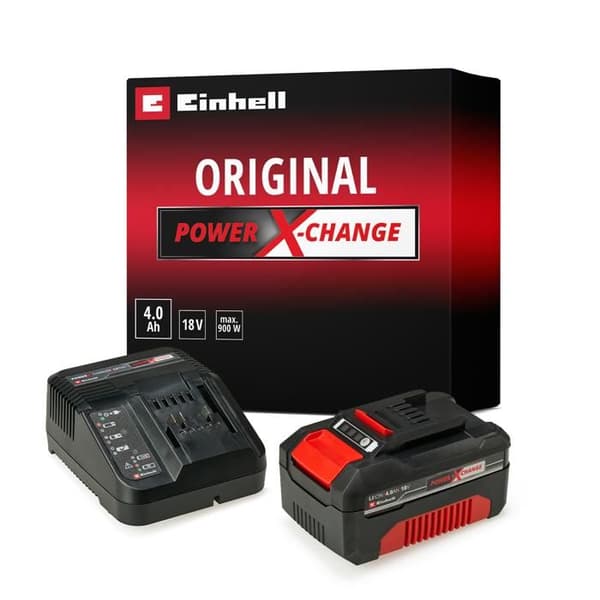Einhell Starter Kit 4,0 Ah Power X-Change (Litiumjon, 18V, 1 laddare + 1 batteri 4,0 Ah)