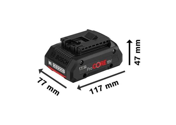 Batteri PROCORE 18V 4.0Ah Professional i kartong - BOSCH - 1600A016GB