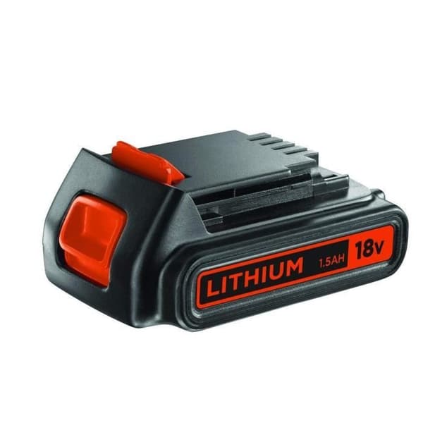 SVART + DECKER - 1A snabbladdare + 18V / 1,5AH batteri