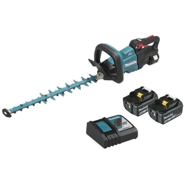 MAKITA 18V häcksax - 2st BL1850B 5.0Ah batterier - 1st DC18RC DUH502RT2 snabbladdare