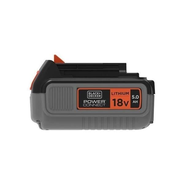 BLACK+DECKER Slide Pack LITHIUM-batteri 18 Volt - 5 Ah - Kompatibel med alla BLACK+DECKER 18V-verktyg - BL5018-XJ