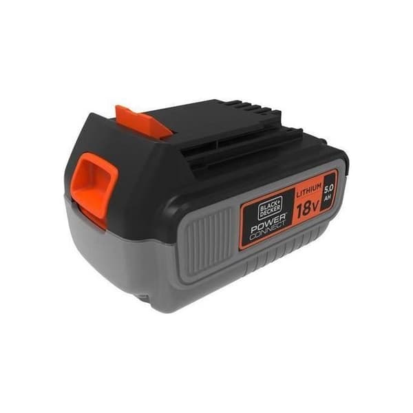 BLACK+DECKER Slide Pack LITHIUM-batteri 18 Volt - 5 Ah - Kompatibel med alla BLACK+DECKER 18V-verktyg - BL5018-XJ