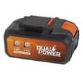 Miniatyrbild 1 av 3: POWDP9037 Dual Power-batteri - för 20 V och 40 V sladdlösa gör-det-själv-verktyg - Strömindikator LED - Plattform
