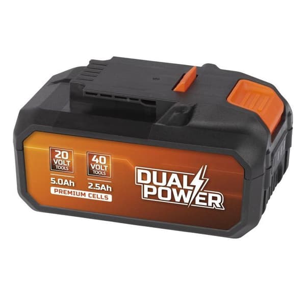 POWDP9037 Dual Power-batteri - för 20 V och 40 V sladdlösa gör-det-själv-verktyg - Strömindikator LED - Plattform