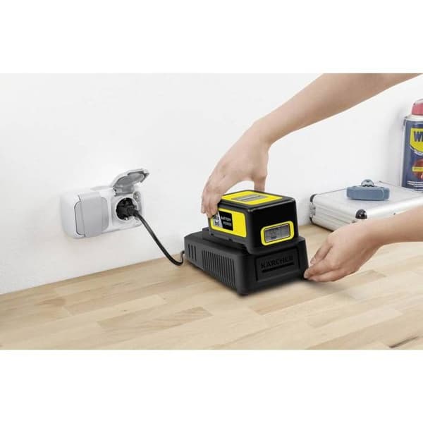 Power snabbladdare - 36V - KARCHER - för Kärcher 2,5 Ah och 5 Ah batterier