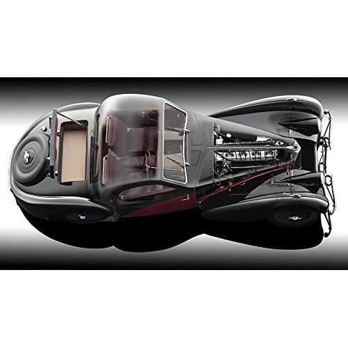 Bauer - Miniatyrkollektionsbil, 7828Z75, röd/svart - 7828-Z75