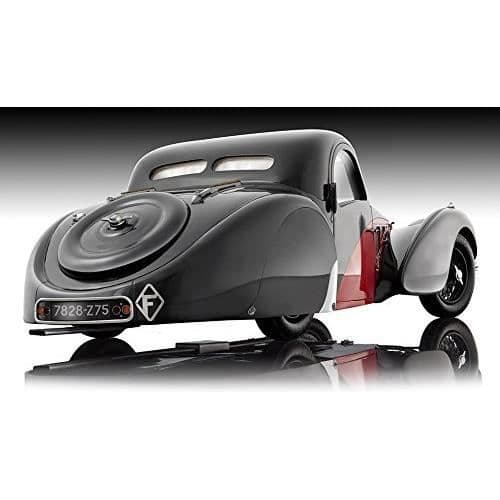 Bauer - Miniatyrkollektionsbil, 7828Z75, röd/svart - 7828-Z75