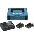 Miniatyrbild 1 av 4: Paket med 2 10,8V 2Ah batterier + DC10SB laddare - Makita - Li-ion