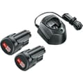 Miniatyrbild 1 av 2: BOSCH - Startsats 12V - 2 batt 1,5Ah + Laddare - 4,0Ah Li-ion batteri - Nät