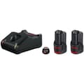 Miniatyrbild 1 av 2: Paket med 2 GBA 12V 2.0Ah batterier och en GAL 12V-40 laddare i kartong - BOSCH PROFESSIONAL - 1600A019R8