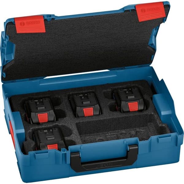 Paket med 4 18V Procore 5,5Ah batterier i L-BOXX box - BOSCH - 1600A02A2U