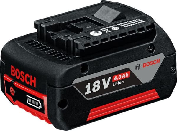 Paket med 6 18V GBA 4Ah batterier + L-BOXX box - BOSCH - 1600A02A2S