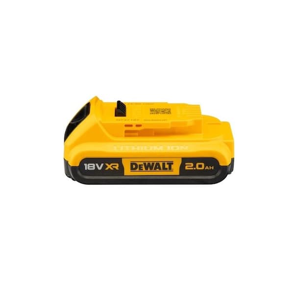 DEWALT XR 18V 2 Ah Li-Ion batteri - Nätström - LED laddningsindikator - 33 % mer autonomi