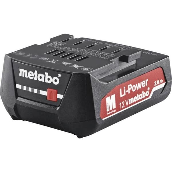 Verktygsbatteri - METABO - 625406000 - 12 V - 2,0 Ah - Li-Ion