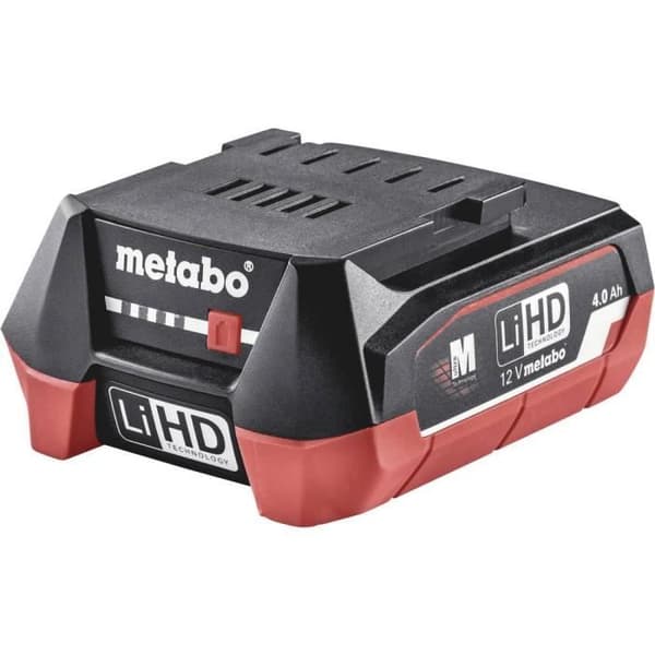 Verktygsbatteri - METABO - 625349000 - 12 V - 4,0 Ah - Li-Ion
