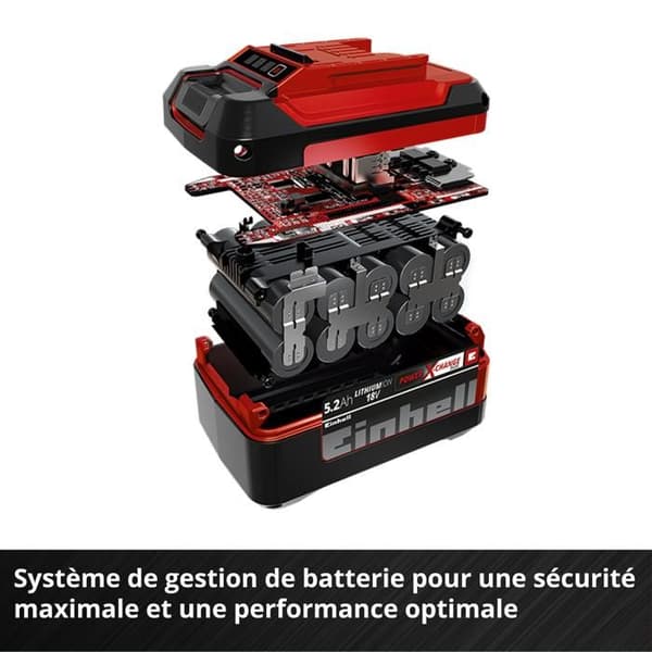 Einhell Batteri 5,2 Ah Power X-Change PLUS (Litium-Ion, 18 V, för alla enheter Einhell Power X-Change)