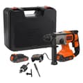 Miniatyrbild 1 av 3: Black + Decker BCD900E2K-QW borrhammare - 18V - 2,5 Ah - SDS-Plus - Svart
