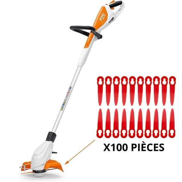 Reservblad - Stihl - 40080071000 - Kompatibel med Polycut 2-2/3-2 - Pack om 100 - 9 cm