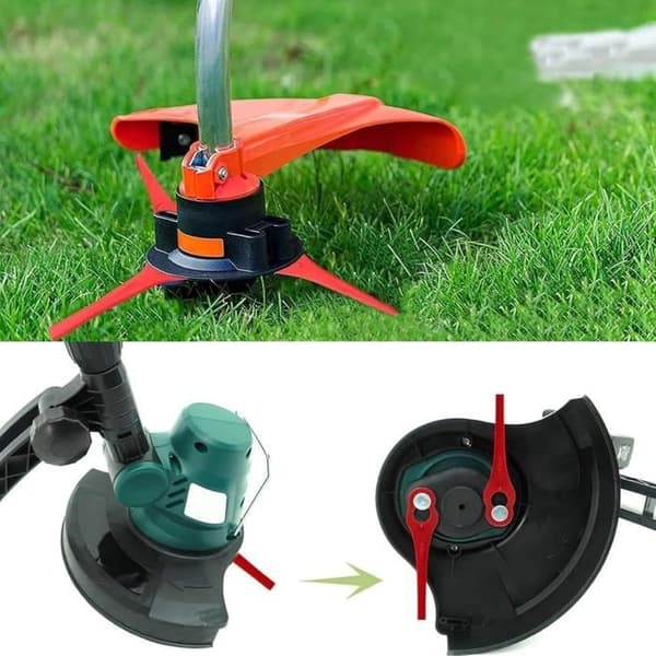 Ersättningsblad - Phonillico® - Kompatibel med Einhell GE-CT 18 Li - Pack med 100 - 9 cm - Nylon