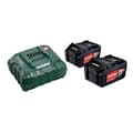 Miniatyrbild 1 av 2: Grundsats 2x4Ah Li-Power 18V - METABO - ASC 55 laddare - Li-Ion batteri - 2 års garanti
