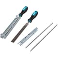 Miniatyrbild 2 av 2: Vasskärssats - MAKITA - D-72154 - 3 runda filer 4 mm - Rullväska - Kompakt och vattentålig